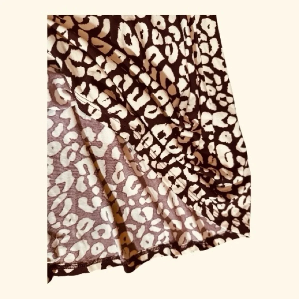 Jessica Howard Petite Women’s Long Sleeve Animal Print Midi Dress Size 8P